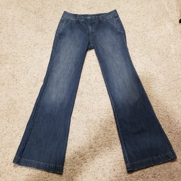 Old Navy Denim - Old Navy wide leg trouser jeans, size 4 regular